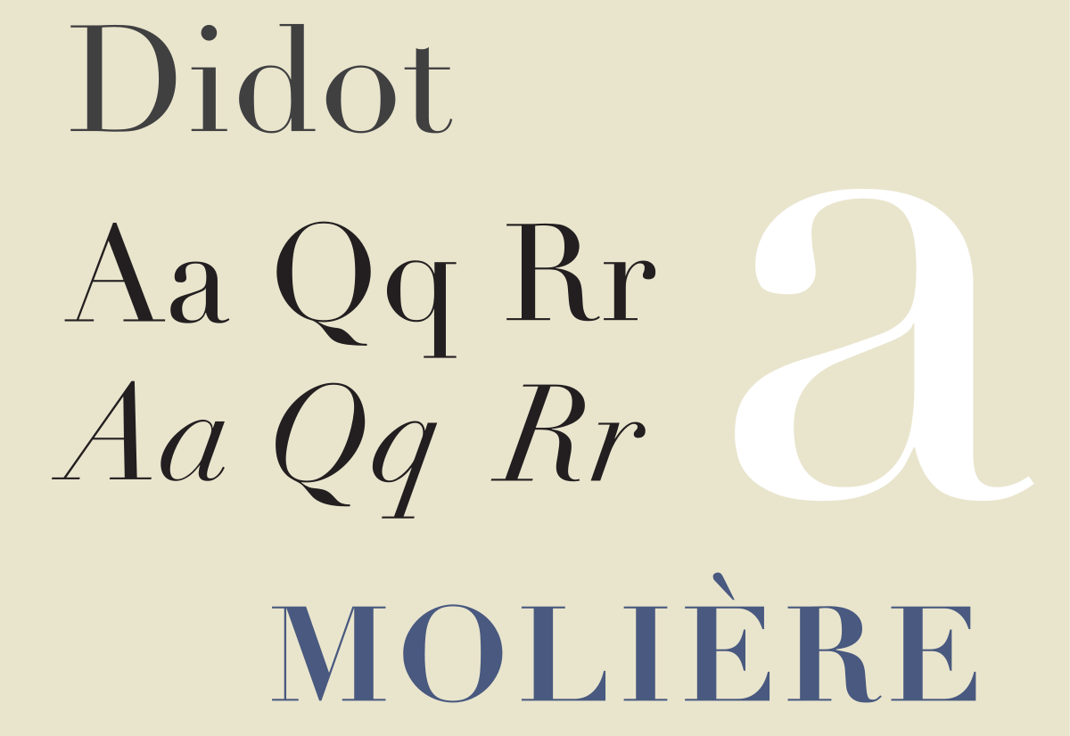 Didot font