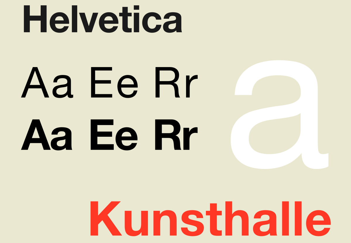 Helvetica font